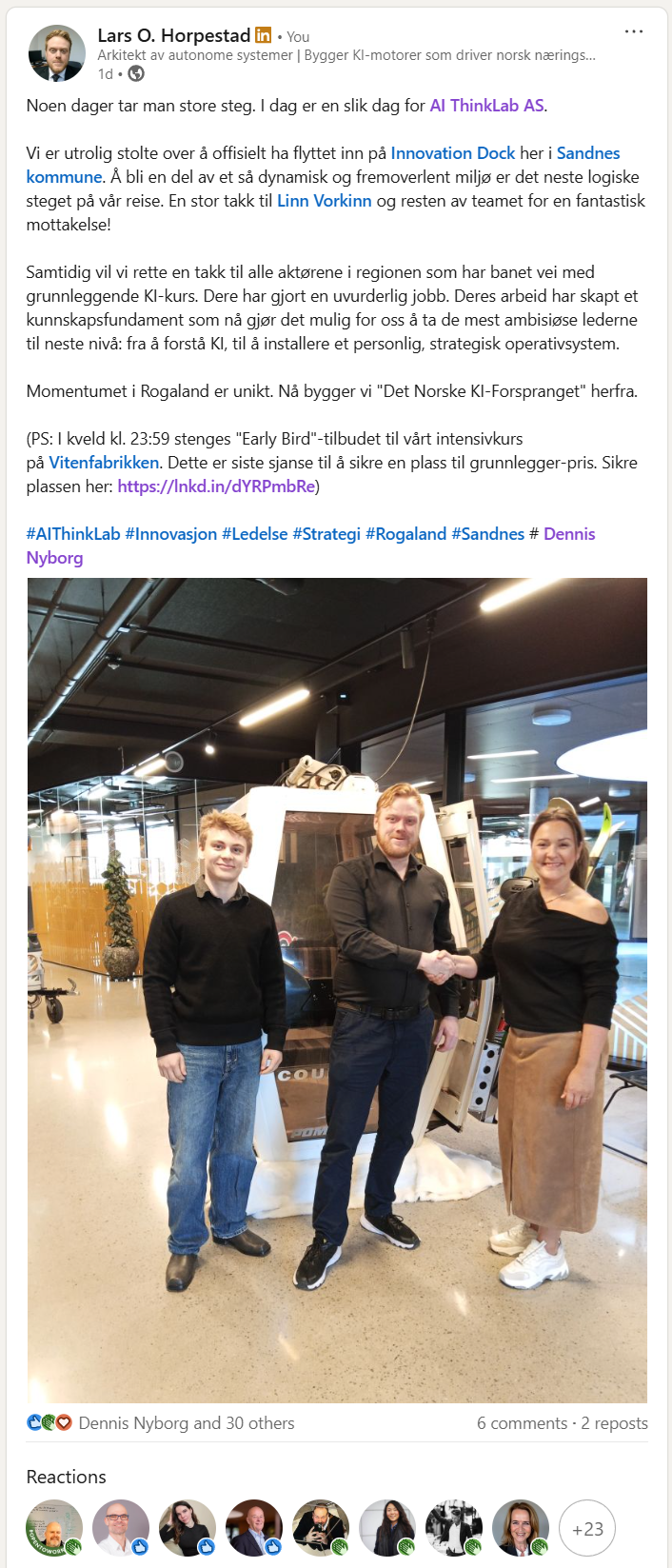 innovation dock apache ai thinklab as